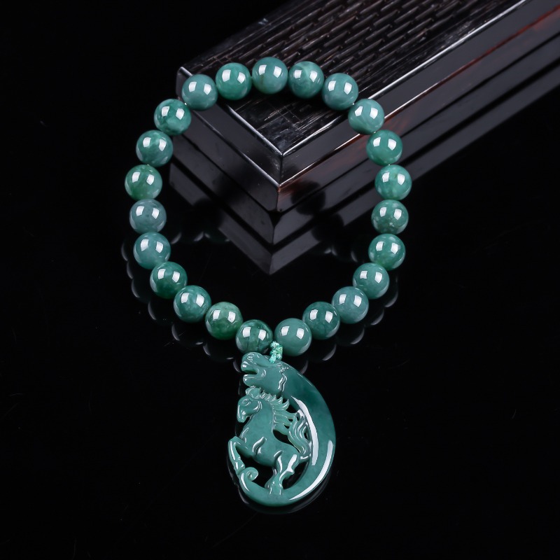 Jewelry & Watches Sp Z Oo Opinie - Doğal Yeşim Mavisi Su Zodyak Atı