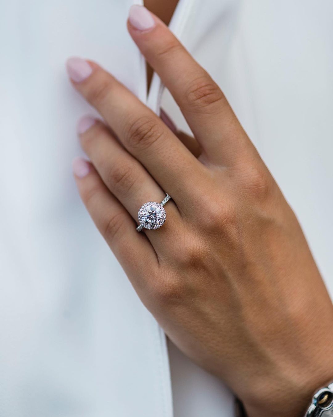 Moissanite Ring - 2.5 Karat Laboratuvarda Üretilmiş Moissanite Alyans