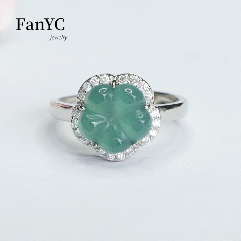 Luxury Gifts Jewelry & Watches Namfleg Mostar - Doğal A-ürün Jadeit Mavi Su Çiçek