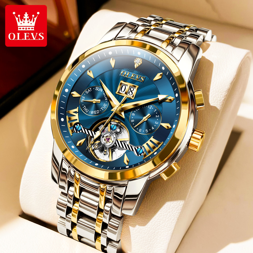 Rolex Watch Datejust - OLEVS 9965 Erkek Saat Klasik Oymak
