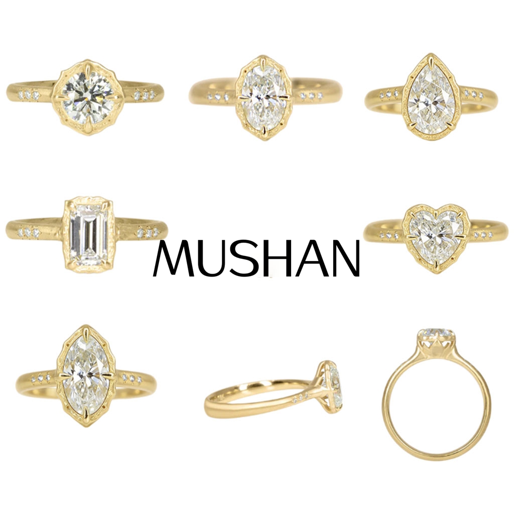 Moissanite Ring - MUSHAN Özel Tasarım Takı 925 Ayar