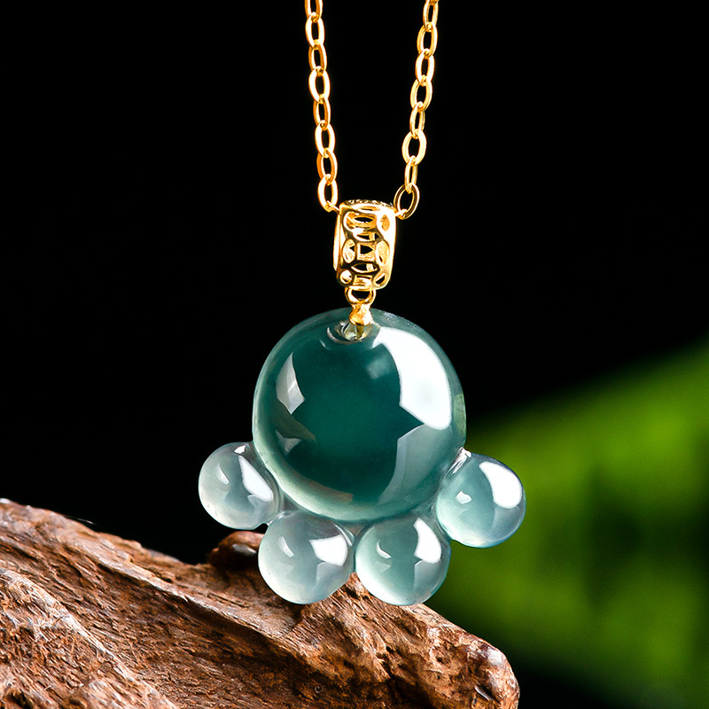 Jewelry & Watches Sp Z Oo Opinie - Doğal Gerçek Zümrüt Mavi Su Yeşim