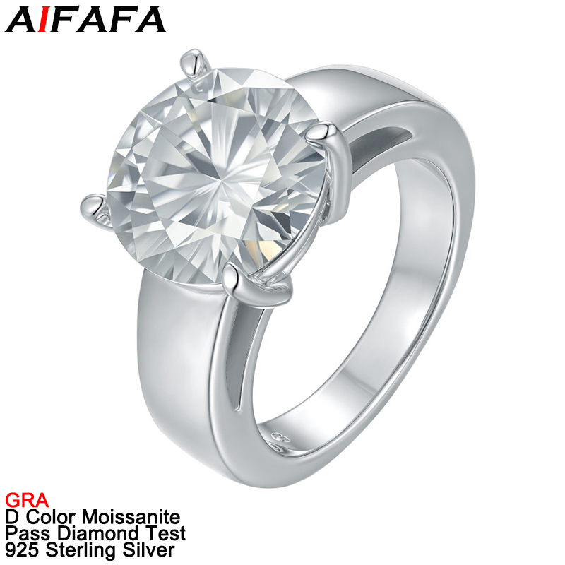 Moissanite Ring - 2 Karat D Renk Mozanit Pırlanta