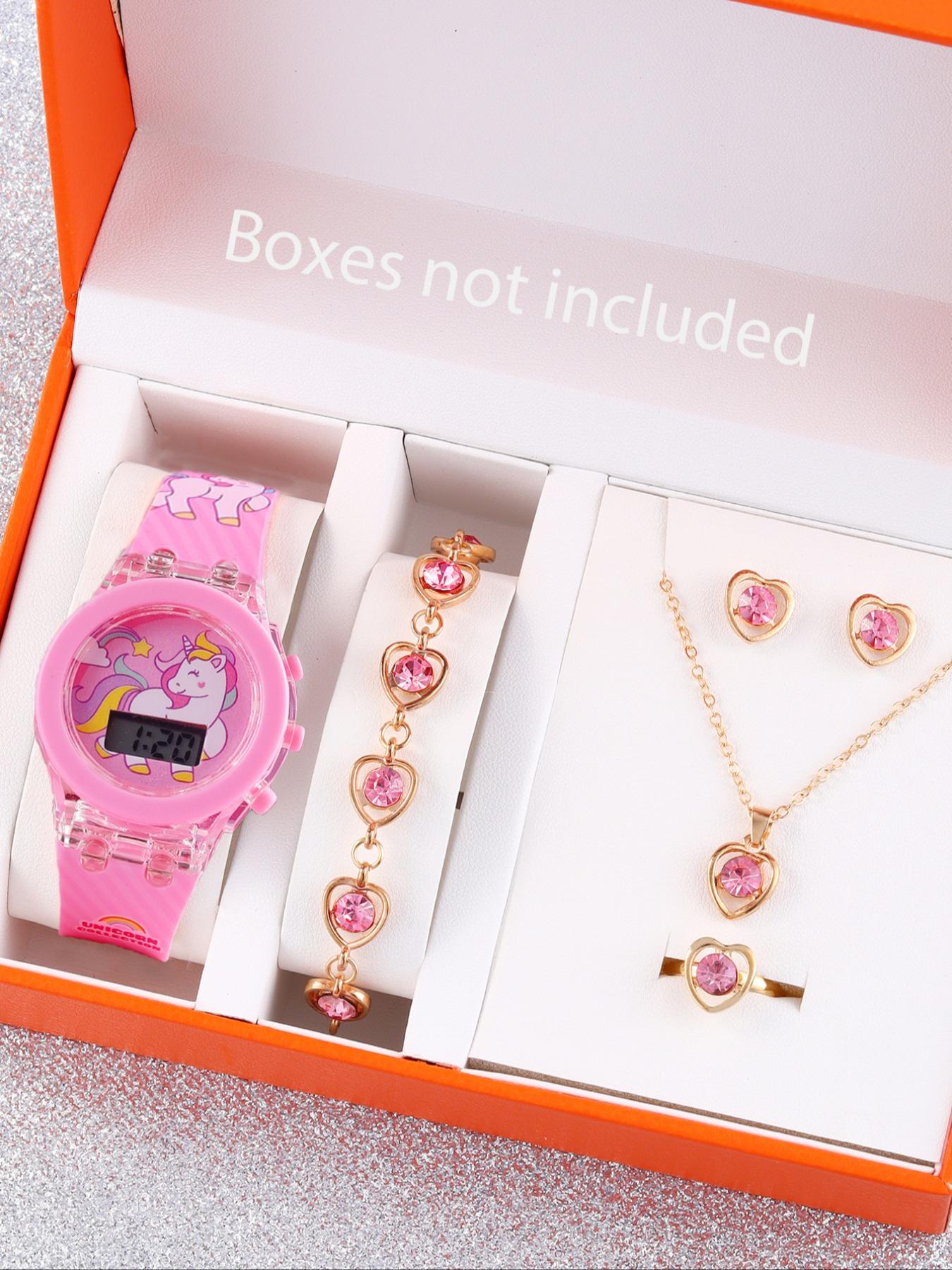 Does Jewelry Include Watches - Unicorn çocuk elektronik saati ve takı