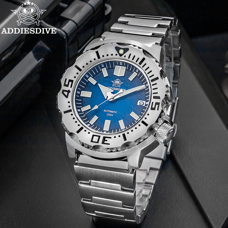 Mens Mechanical Watch - ADDIESDIVE Erkekler İçin Saat BGW9 Aydınlık