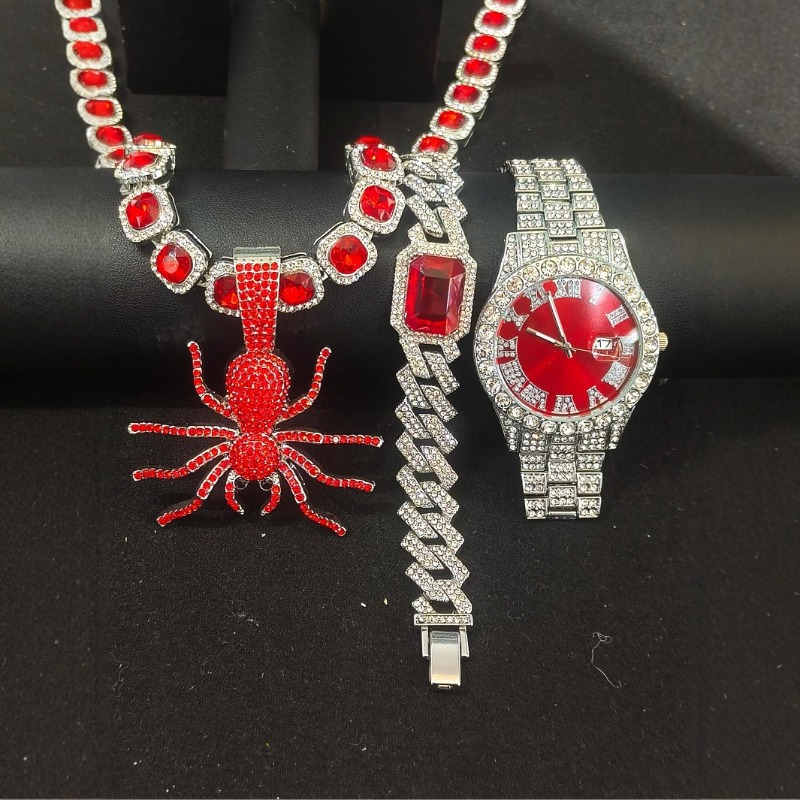 Icebox Jewelry Watches - Erkekler İçin Hip Hop Takı Seti