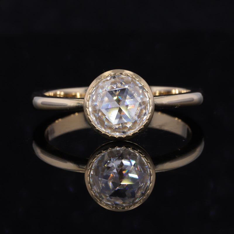 10 Ayar Sarı Altın Nişan Yüzüğ - Moissanite Ring incelemesi ve fiyatı