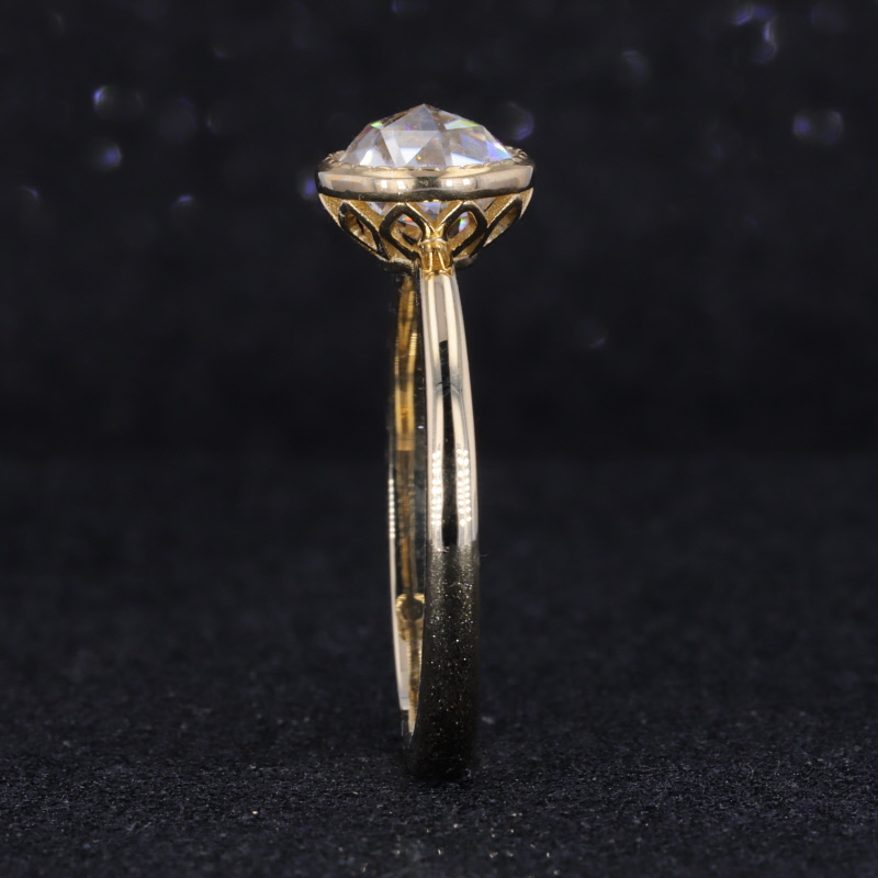 10 Ayar Sarı Altın Nişan Yüzüğ - Moissanite Ring incelemesi ve fiyatı