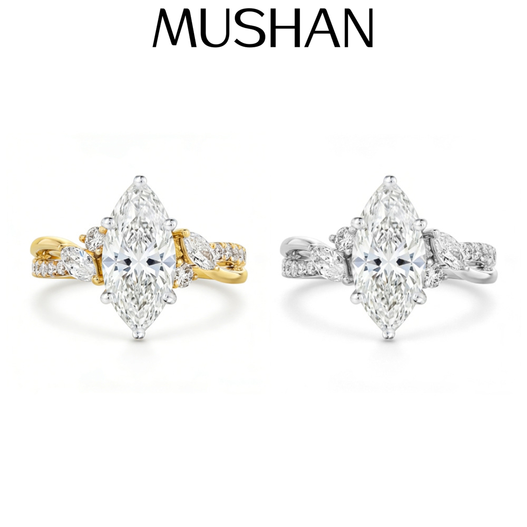 MUSHAN Özel Tasarım Takı 925 A - Moissanite Ring incelemesi ve fiyatı