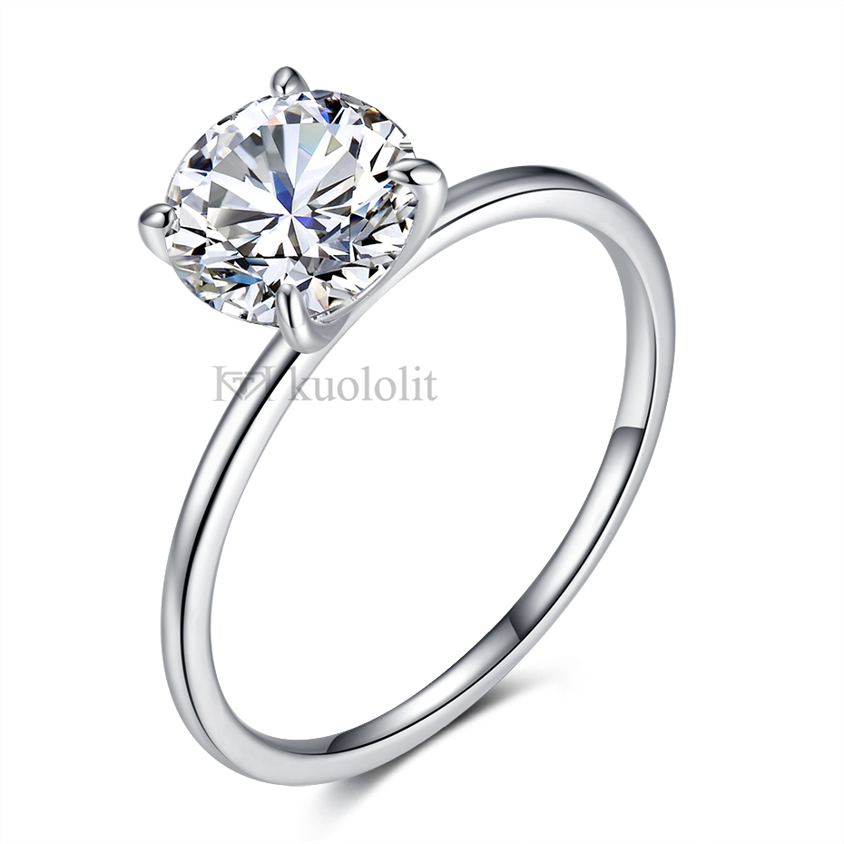 1CT‑2CT Yuvarlak Kesim 8.0mm D - Moissanite Ring incelemesi ve fiyatı