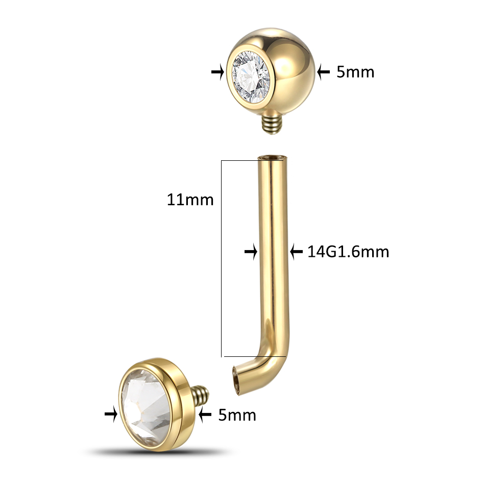 5 adet/grup G23 Titanyum Chris - Christina Jewelry & Watches Marguerite Ørestik Forgyldt Sølv incelemesi ve fiyatı