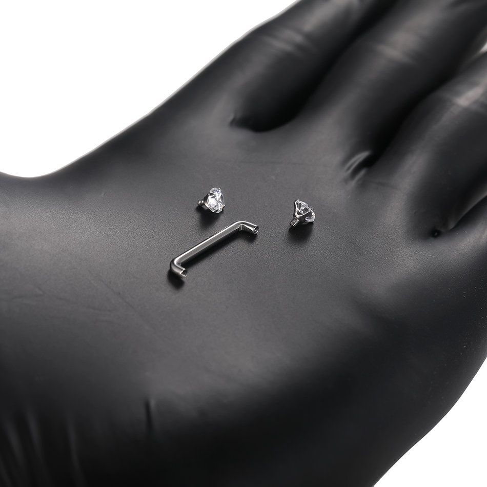 1 adet titanyum yüzey Piercing - Christina Jewelry & Watches Marguerite Ørestik Forgyldt Sølv incelemesi ve fiyatı