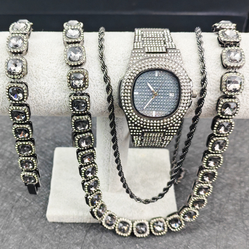 Purco Siyah Saat Tenis Zinciri - Icebox Jewelry Watches incelemesi ve fiyatı