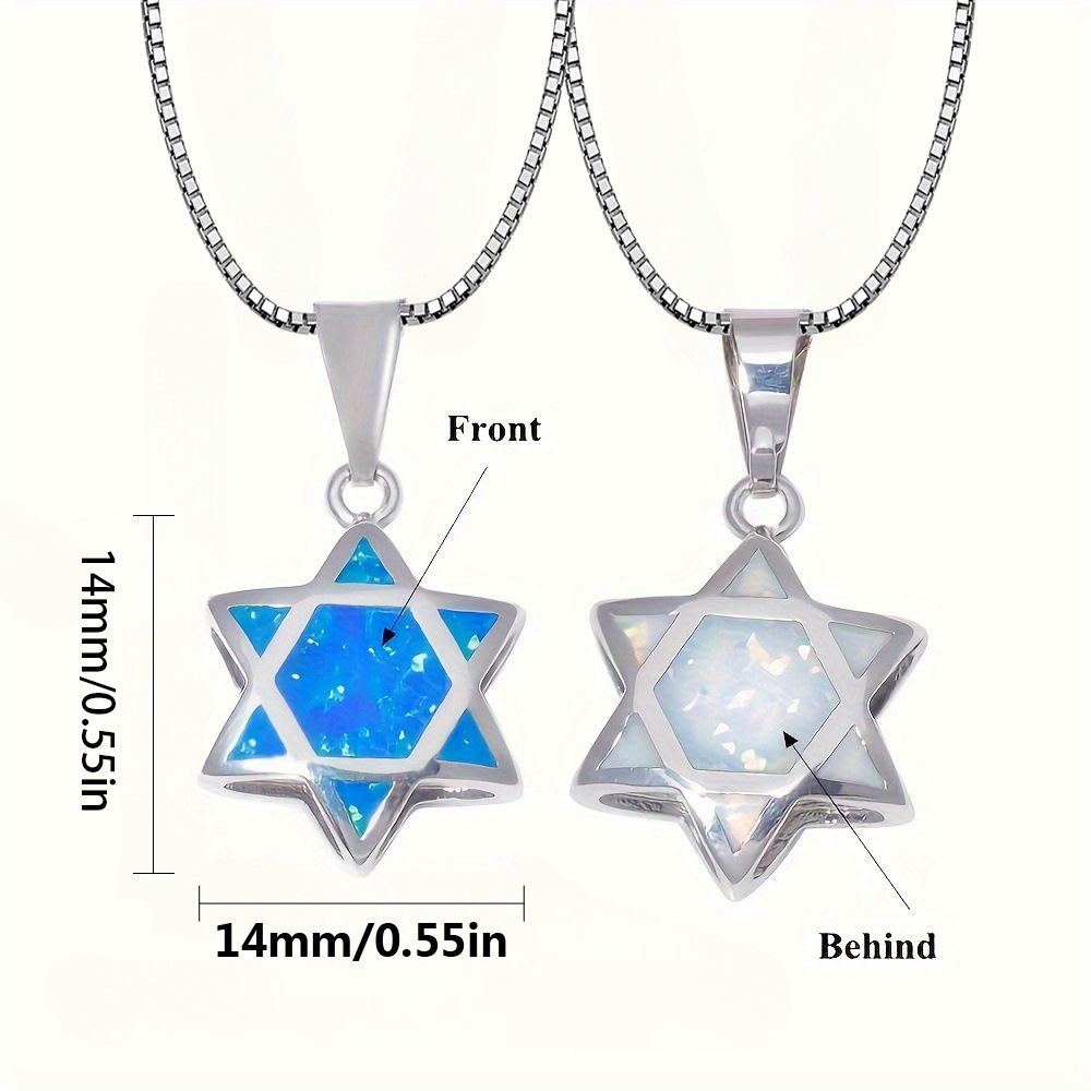 Davut Yıldızı Opal Kolye Ucu T - Jewelry & Watches Sp Z Oo Opinie incelemesi ve fiyatı