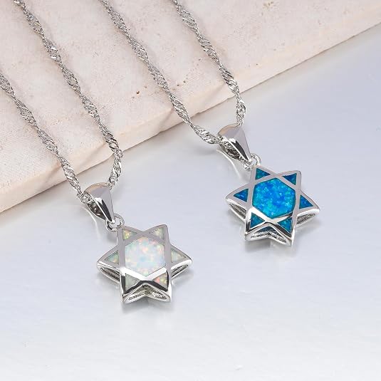 Davut Yıldızı Opal Kolye Ucu T - Jewelry & Watches Sp Z Oo Opinie incelemesi ve fiyatı