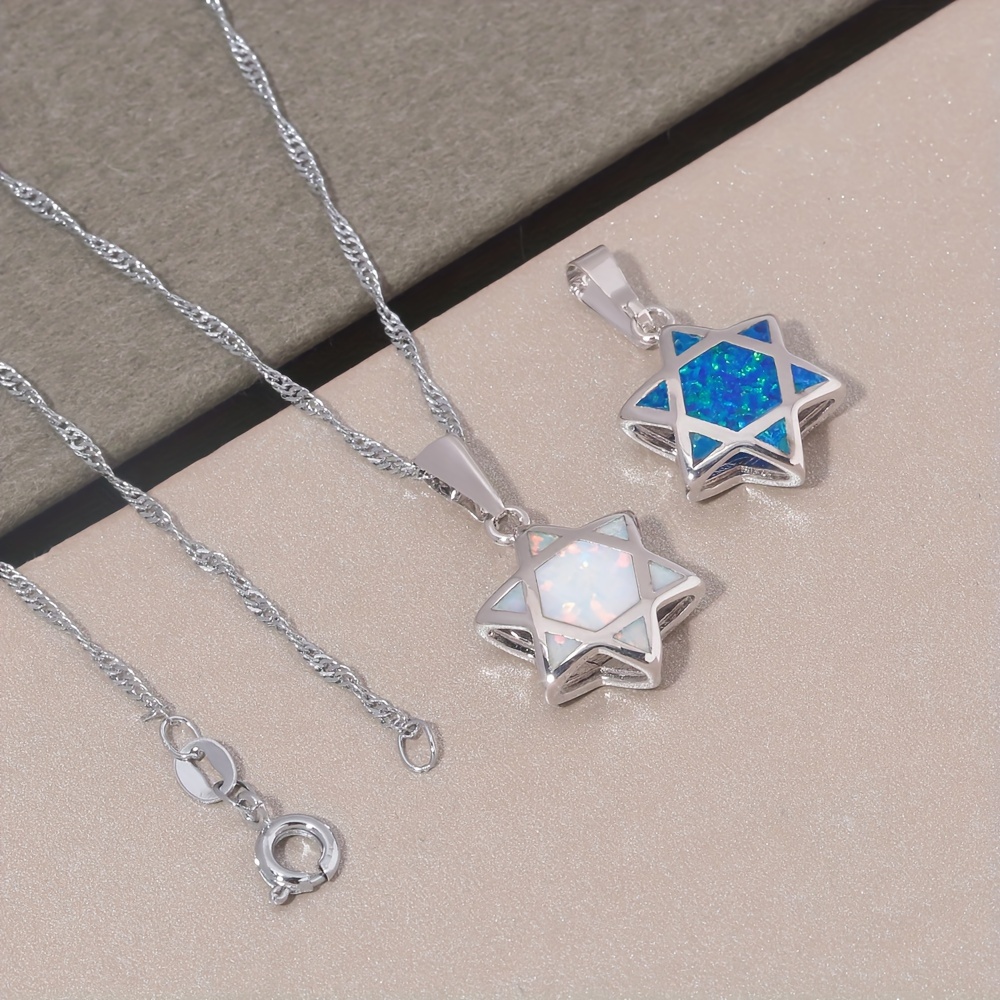 Davut Yıldızı Opal Kolye Ucu T - Jewelry & Watches Sp Z Oo Opinie incelemesi ve fiyatı