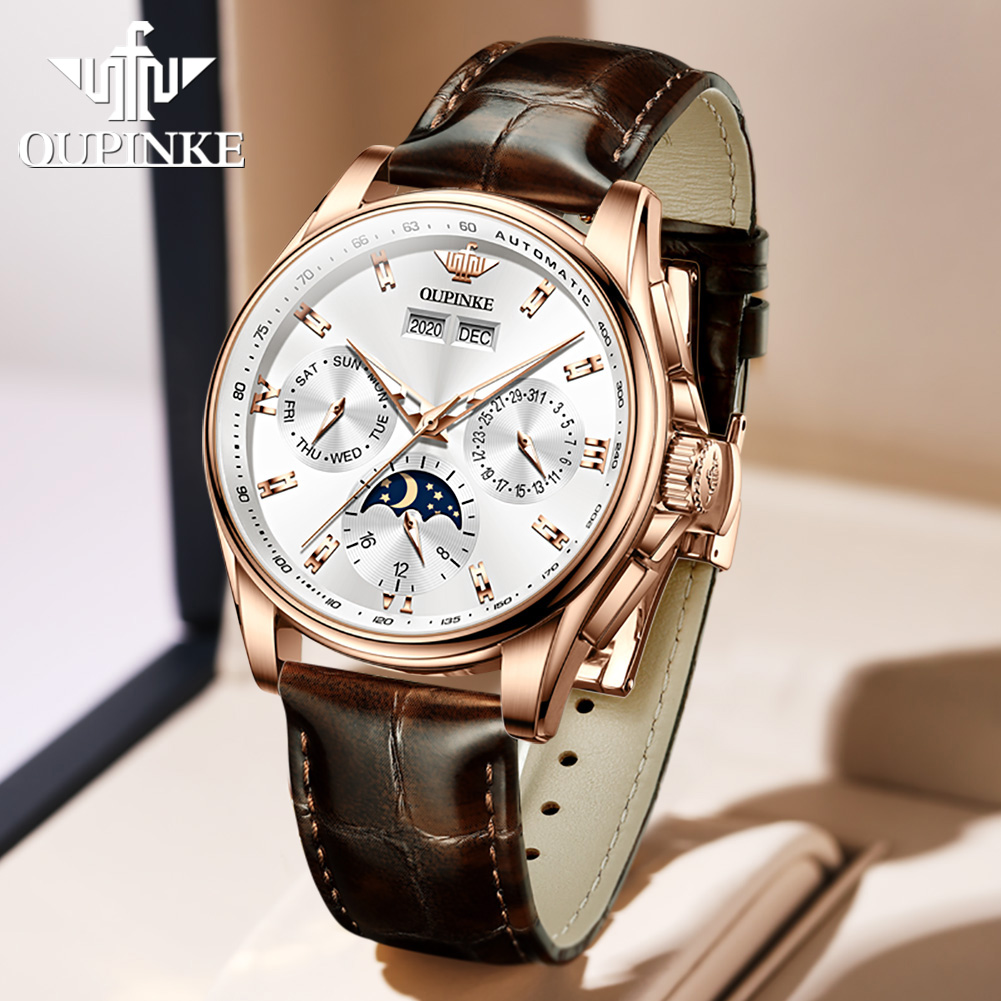 OUPINKE erkek saatleri rahat t - Mens Mechanical Watch incelemesi ve fiyatı