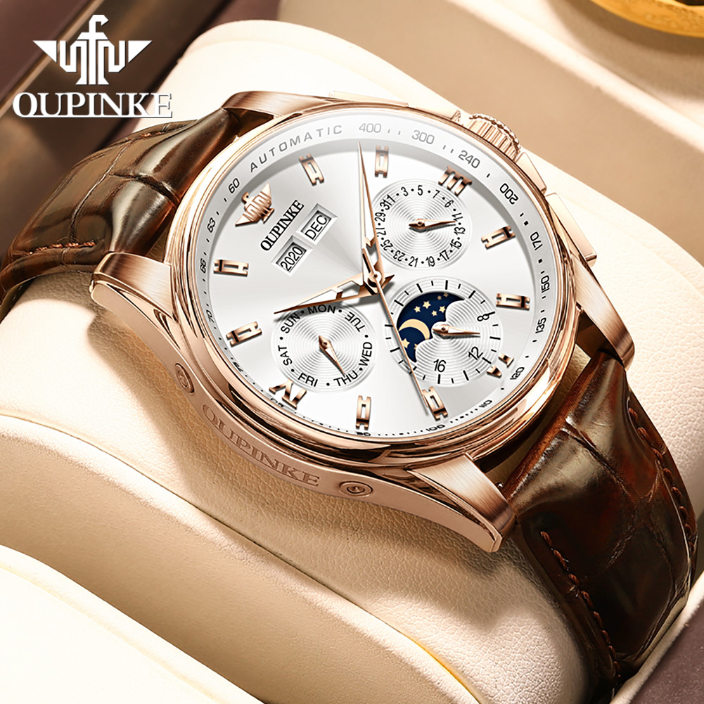 OUPINKE erkek saatleri rahat t - Mens Mechanical Watch incelemesi ve fiyatı