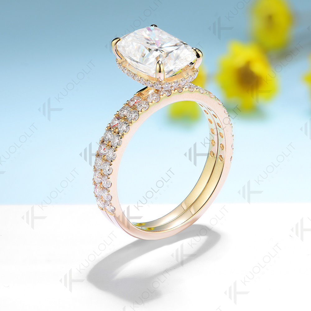 Markasız Kadınlar İçin Uzun Ya - Moissanite Ring incelemesi ve fiyatı