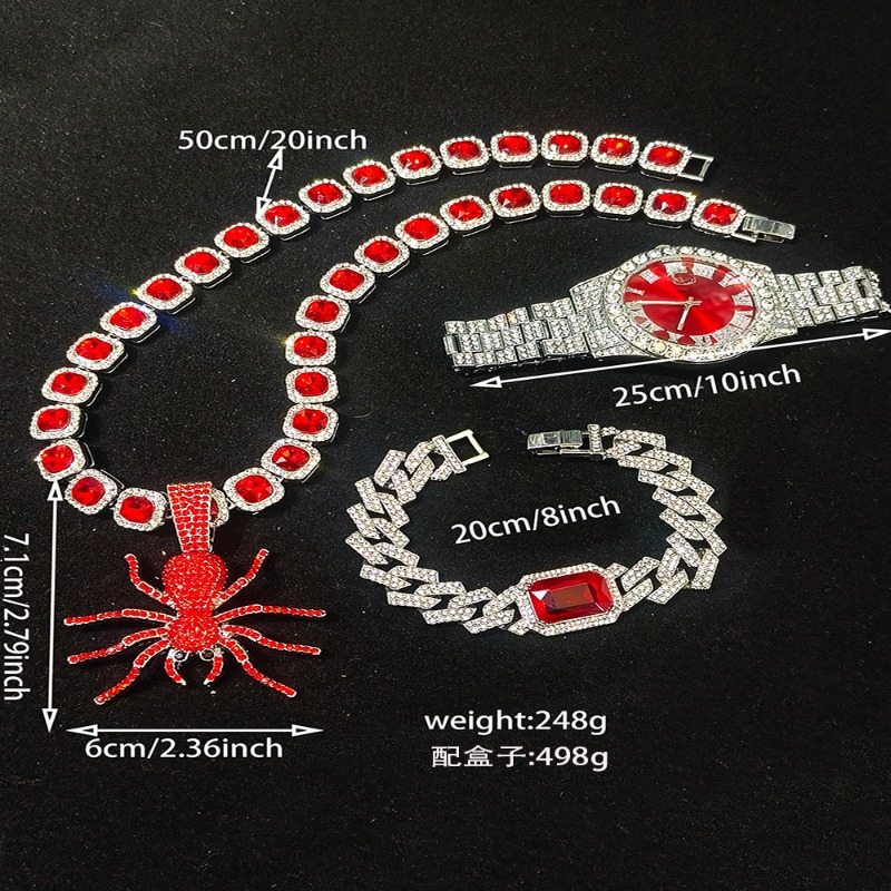 Erkekler İçin Hip Hop Takı Set - Icebox Jewelry Watches incelemesi ve fiyatı