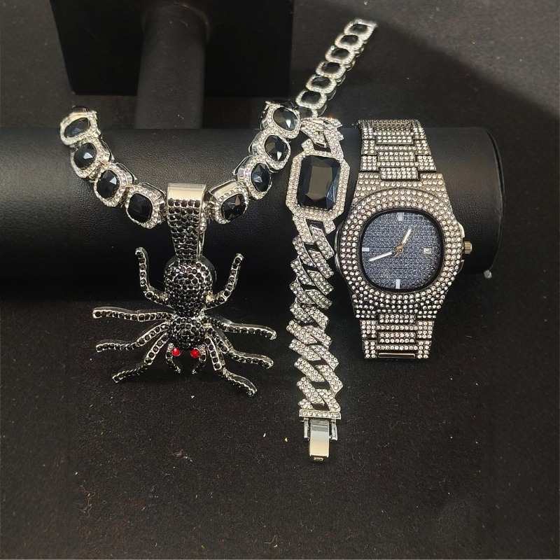 Erkekler İçin Hip Hop Takı Set - Icebox Jewelry Watches incelemesi ve fiyatı